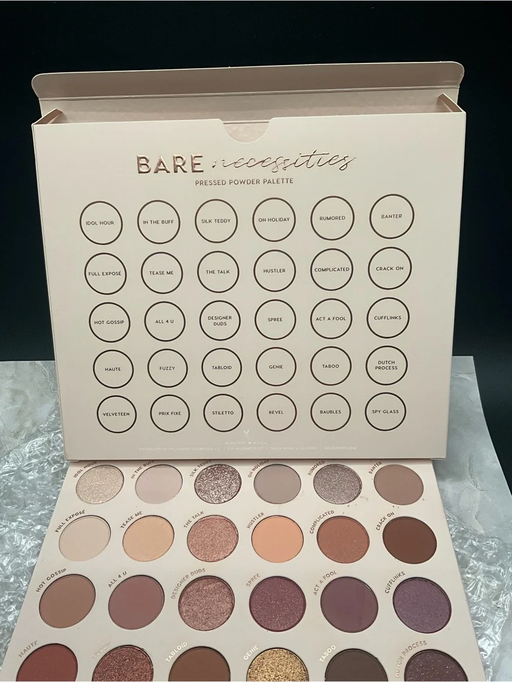 ColourPop Bare Necessities Neutral Eyeshadow Palette — Nude, Brown, Gold Tones
